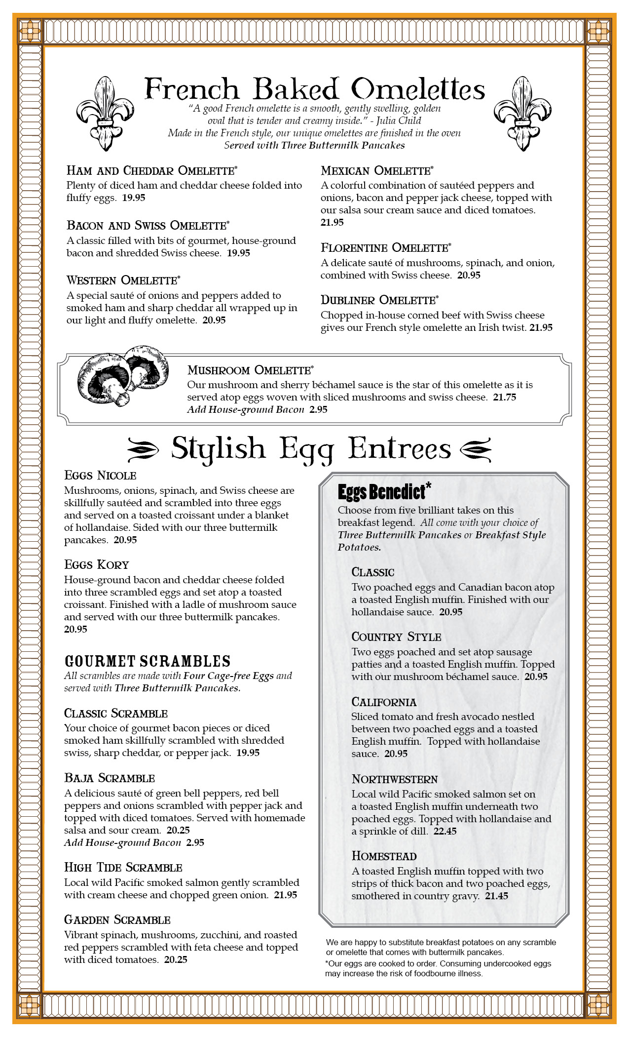 Breakfast Menu Page 3